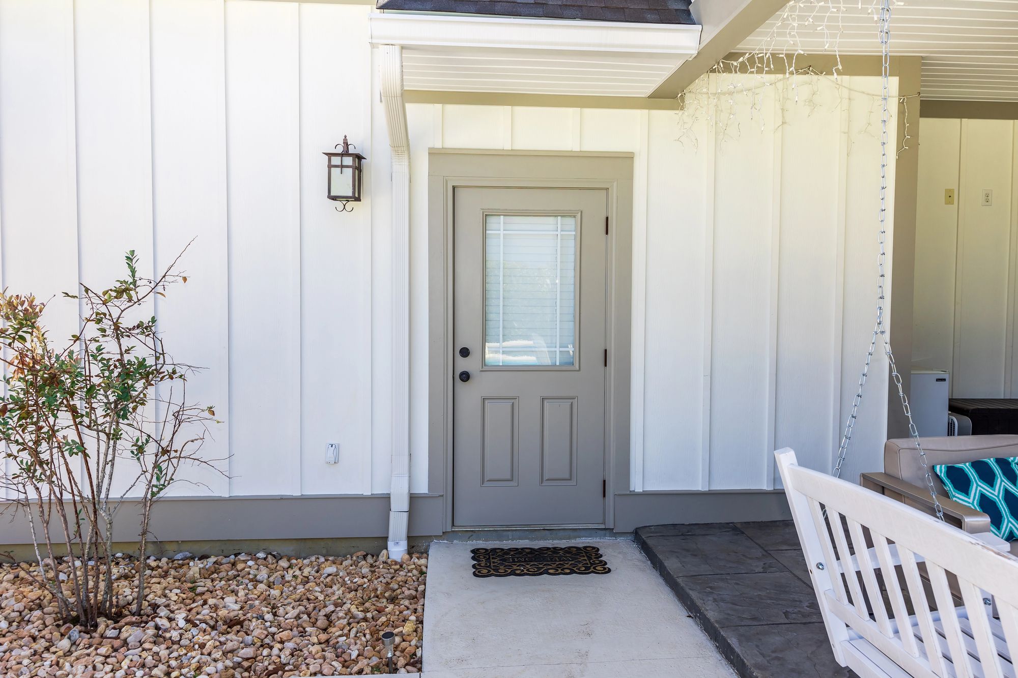 A home with fiber board siding