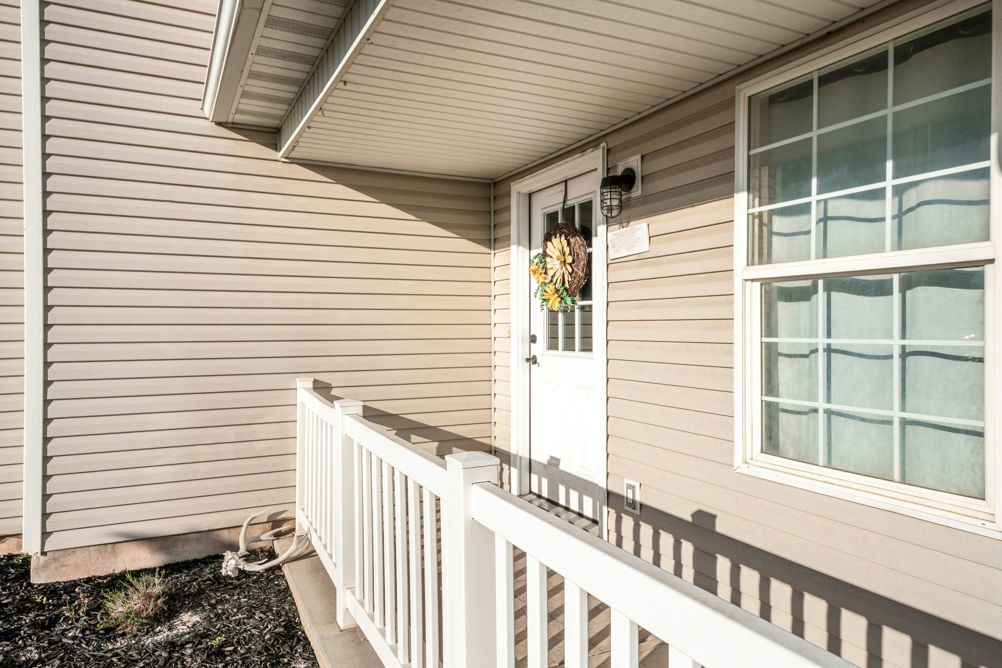 A home with vinyl siding